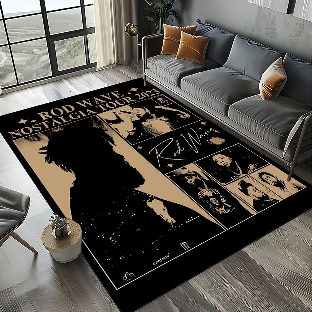 27 Style Rod Wave Rapper Star Area Rug,Carpet Rug for Home Living Room Bedroom Sofa Doormat Decor,kids Play Non slip Floor Mat
