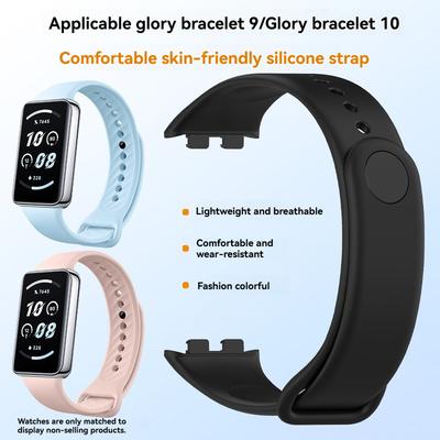 For Honor Bracelet 9 Smart Watch Sports Band Replacement Watchband For Honor Band 10 Silicone Strap Wristband Accessories