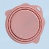 Makeup Brush Cleaner Soft Silicone Protective Head Anti-Fall Durable Folding Wash Bowl Large Capacity Compact Size Makeup Brush Washer