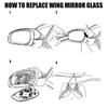 For Benz S C E Class W212 W204 Left & Right Side Heated Wing Door Mirror Rearview Rear View Glass Car Accessories Body Kit