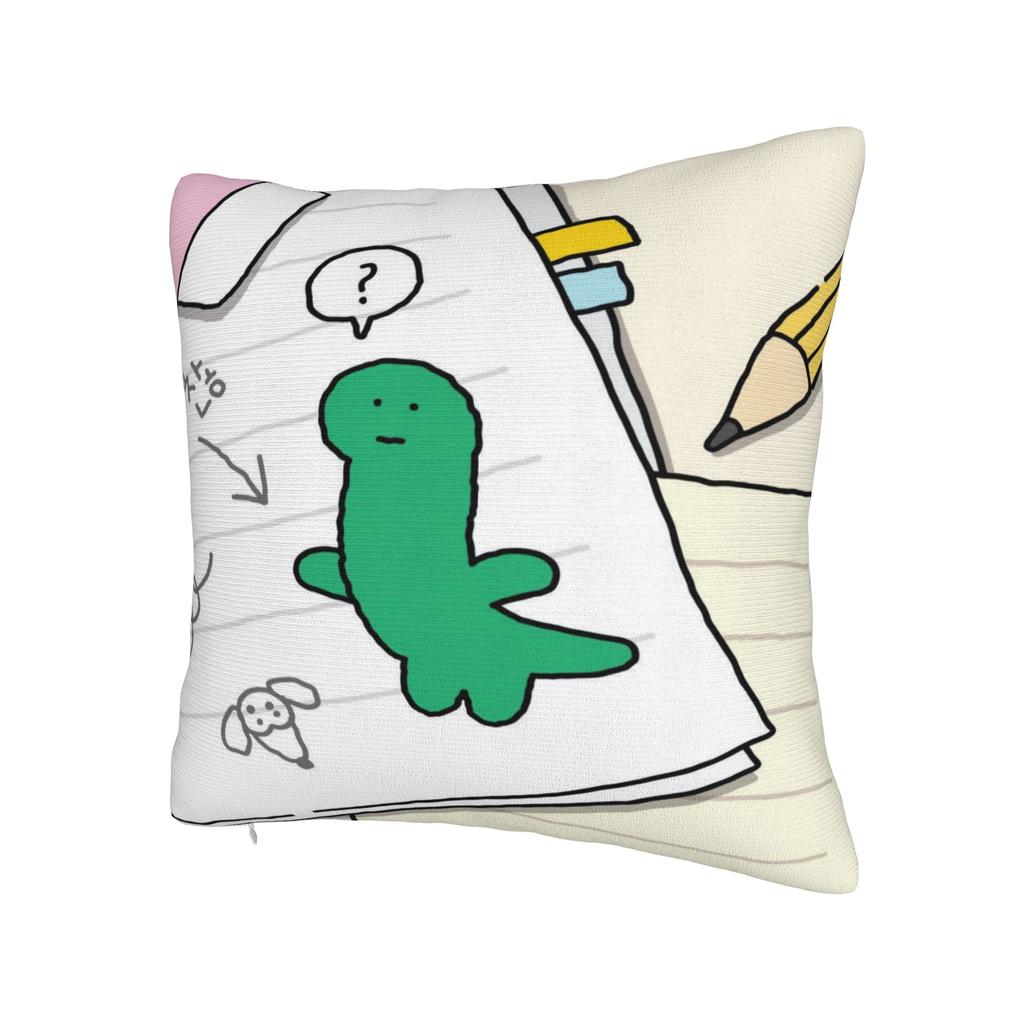 Cartoon Art J-Joguman Pillow Cover Print Cushion Cover Cute Funny Pillow Case For Sofa Couch Bed Living Room