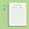 30-Day Ancient Poetry Calligraphy Practice Tian Zi Ge for Elementary Students