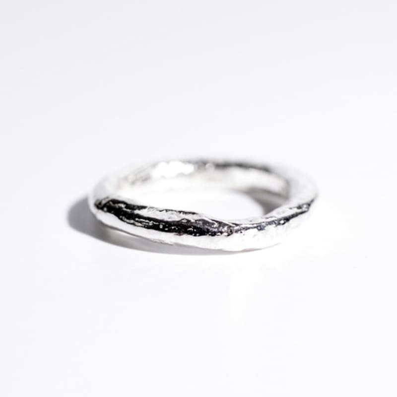 Kiee Oshimu (Silber 925) 012 Regular Crunch Ring