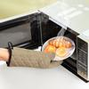 Thickened Pure Cotton Canvas Flame Retardant Heat Insulation Gloves Baking High Temperature Resistant Gloves Extended Anti-scalding Gloves