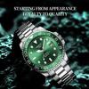 NIBOSI Luxury Mens Watches Stainless Steel Date Military Fashion Luminous Waterproof Quartz Wristwatches