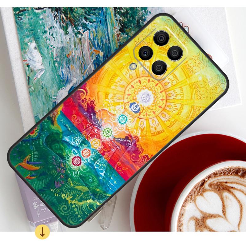 Mandala Chakra Yoga Case For Samsung Galaxy M11 M14 M34 M54 M31 M13 M53 M51 M12 M32 M52 M16 M36 M56 M15 M35 M55
