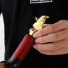 Wine Cork Leak-proof Bottle Stopper Christmas Elk Bottle Plug 3D Design Santa Claus Bottle Cork Easy Clean Wine Stopper