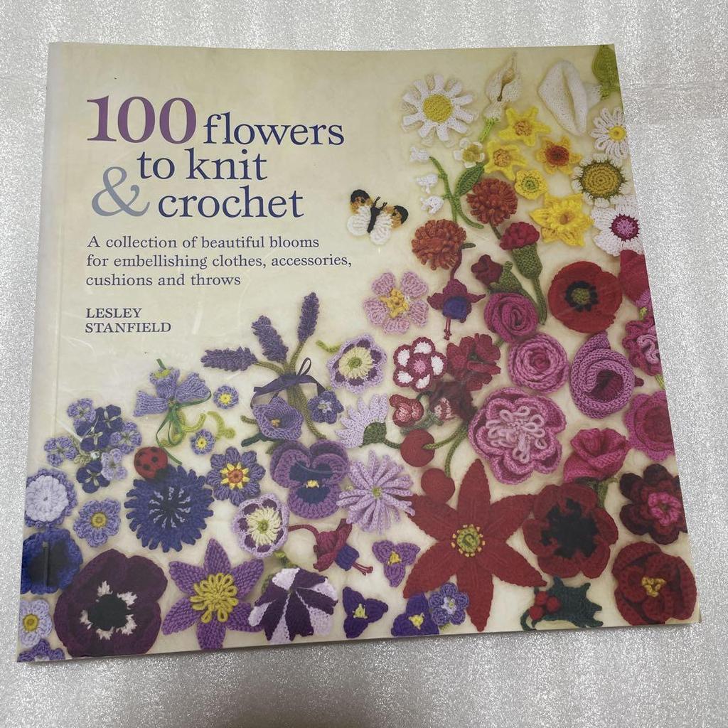 [USED] Two books on crochet and knitting motifs