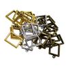 Alloy Rectangle Blank Cabochon Settings/ Pendants Base  20pcs Antique Silver