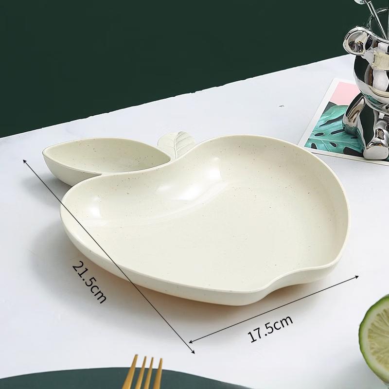 ZISIZ Apple-Shaped Dumpling & Bone Dish