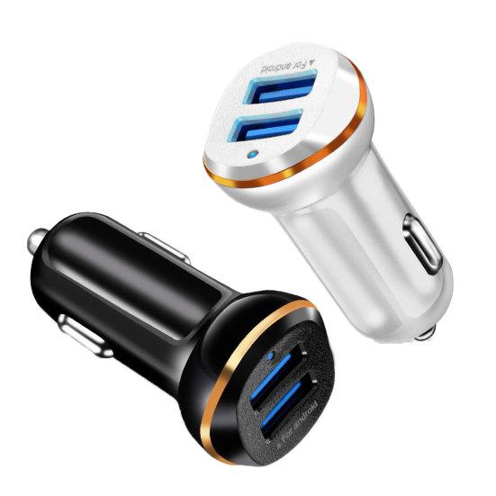 

Универсальный 3.1A двойной USB-светодиодный адаптер автомобильного зарядного устройства для смартфона Ios Android