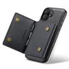 DG.MING M5 Series For iPhone 16 Case Detachable Magnetic Leather Phone Cover with Card Slots