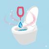 Kobayashi 1-Drop Toilet Deodorizer - Instant Odor Neutralizer - Sweet Rose & Watery Green scents (2 Pack)