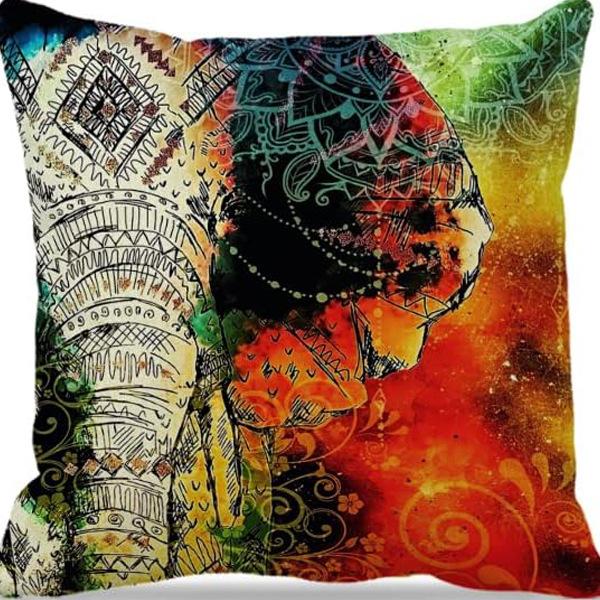 American Retro Linen Peach Leather Velvet Pillow Case Living Room Sofa Office Car Cushion