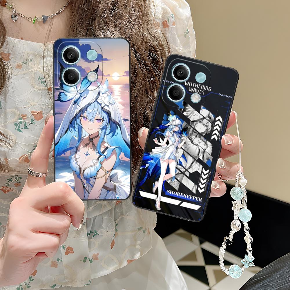 Wuthering Waves Shorekeeper Phone Case for POCO M6 M5 M4 M3 X7 X6 X5 X4 X3 F6 F5 F4 Pro GT 5G Colour Printing Pretty Luxury