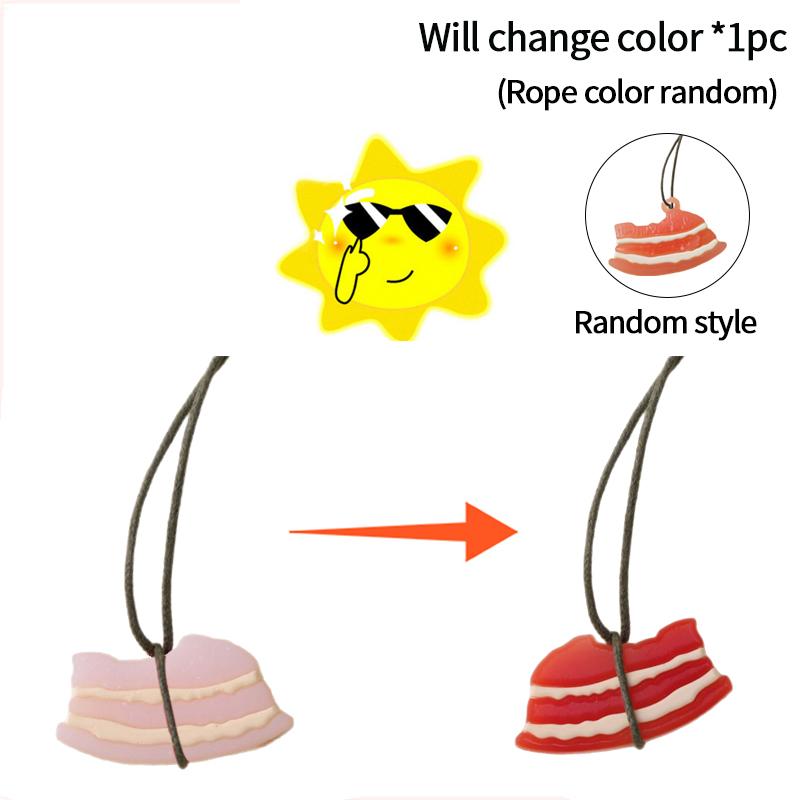Color Changing Roast Duck Chicken  Fish Squid Pork Funny Bag Hanging Pendant Car Swing Duck Car Rearview Mirror Pendant Gift