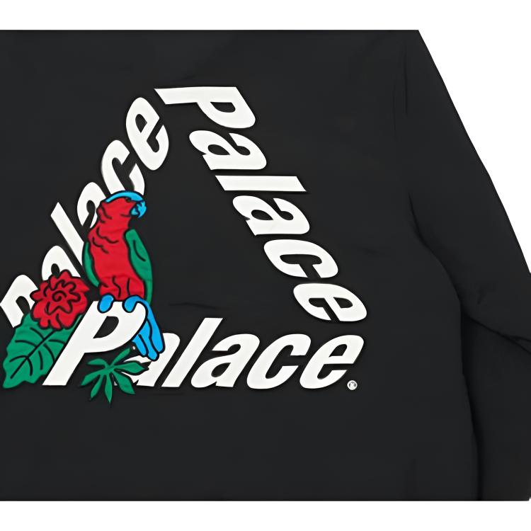 Palace Parrot Palace-3 Coach Jacket Black Unisex Outerwear P19JK003