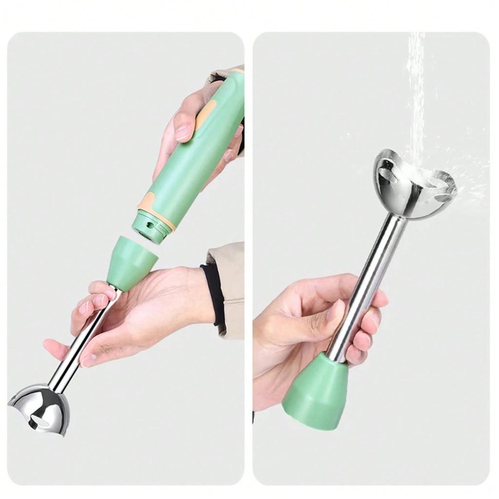 Handheld Immersion Blender Stick Mixer, Electric Food Processor for Smoothies, Soups, Sauces, Baby Food, Meat and Vegetables