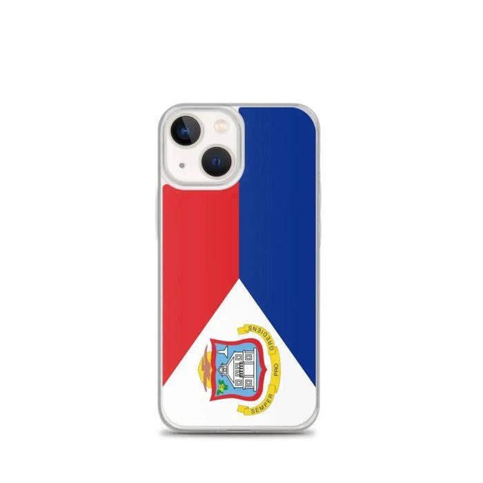 Coque Télephone Drapeau Saint-Martin - iPhone 13 mini
