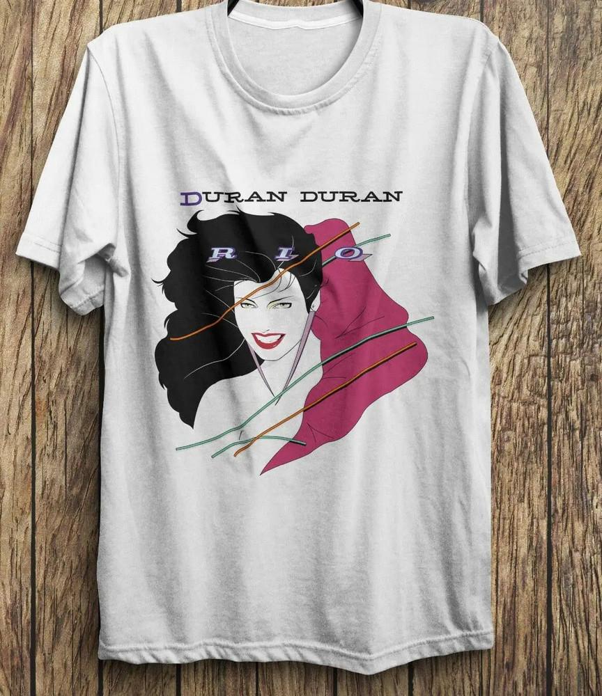 Neues Duran Duran Rio Tour 1982 Weiß Für Männer Frauen S-234XL T-Shirt