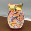  Modern Painted Owl Statue Resin Ornament Water Transfer Colorful Animal Sculpture Figurines Home Decoration