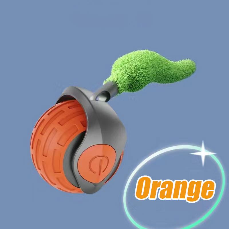 Smart Interactive Cat Toys Ball Auto Electric Rolling Ball Toys for Cat Kitty Pet Automatic Training USB Rechargeable Cat Toy