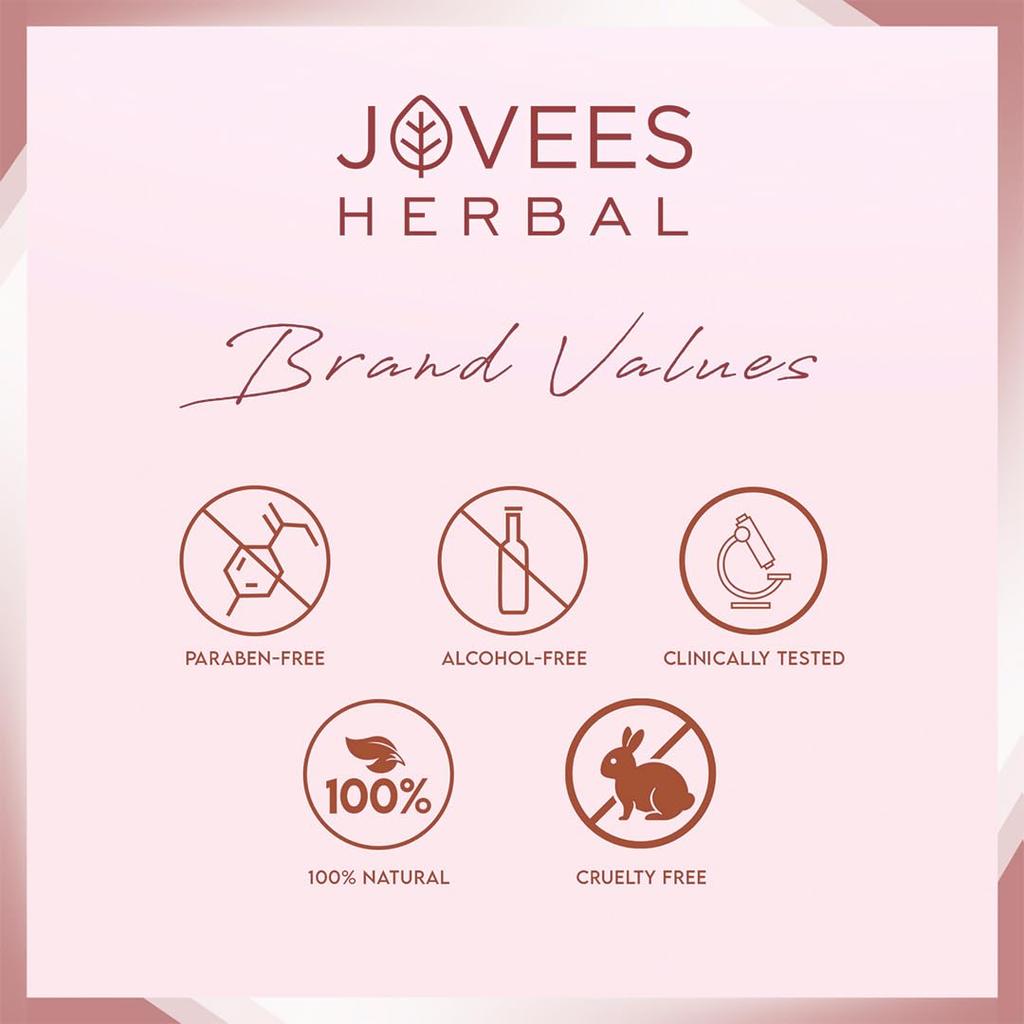 Jovees Herbal White Water Lily Moisturizing Lotion 100ml For Soft Hydrated Nourished Skin Lightweight Non-Sticky
