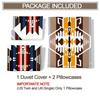 Boho Geometric Duvet Cover Set Tribal Aztec Print Bedding Set Soft Microfiber Digital Printed Comforter Cover Home Decor