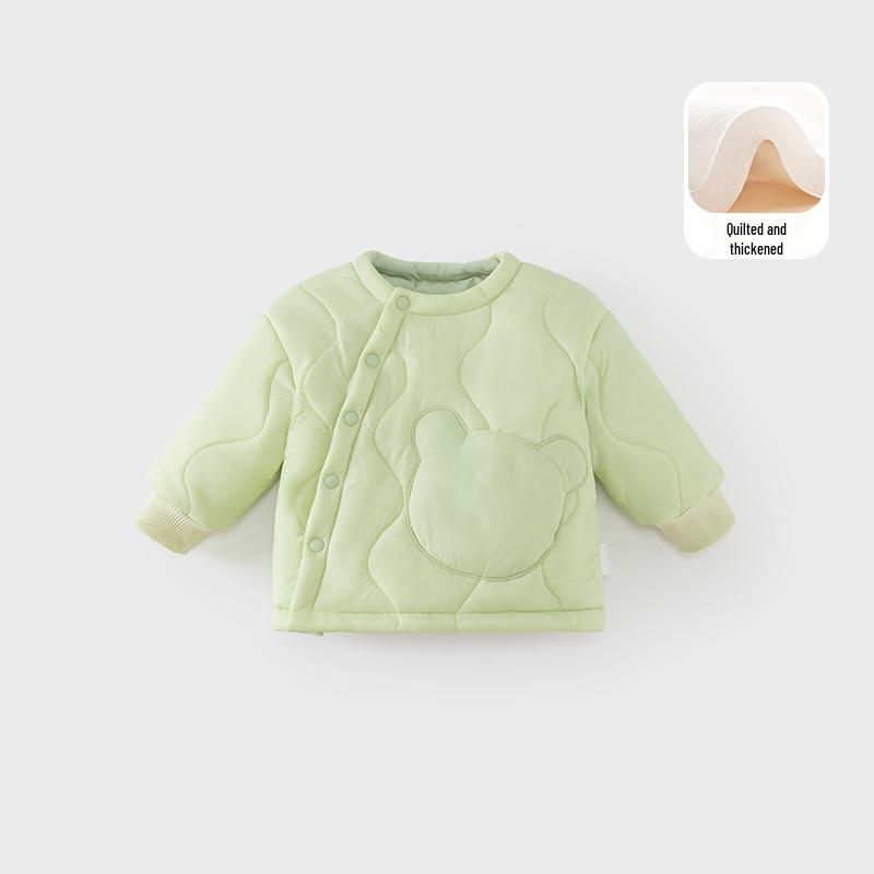 

Class A Children s Winter Cotton Jacket, Padded and Thickened, for Baby Girls and Boys 90 cm світло-зелений колір
