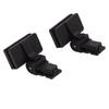 2 Stück Staubschutz-Scharnier Ersatz für Keenwood KD 291R Plattenspieler ABS Plattenspieler Staubschutz-Scharnier Plattenspieler Teile