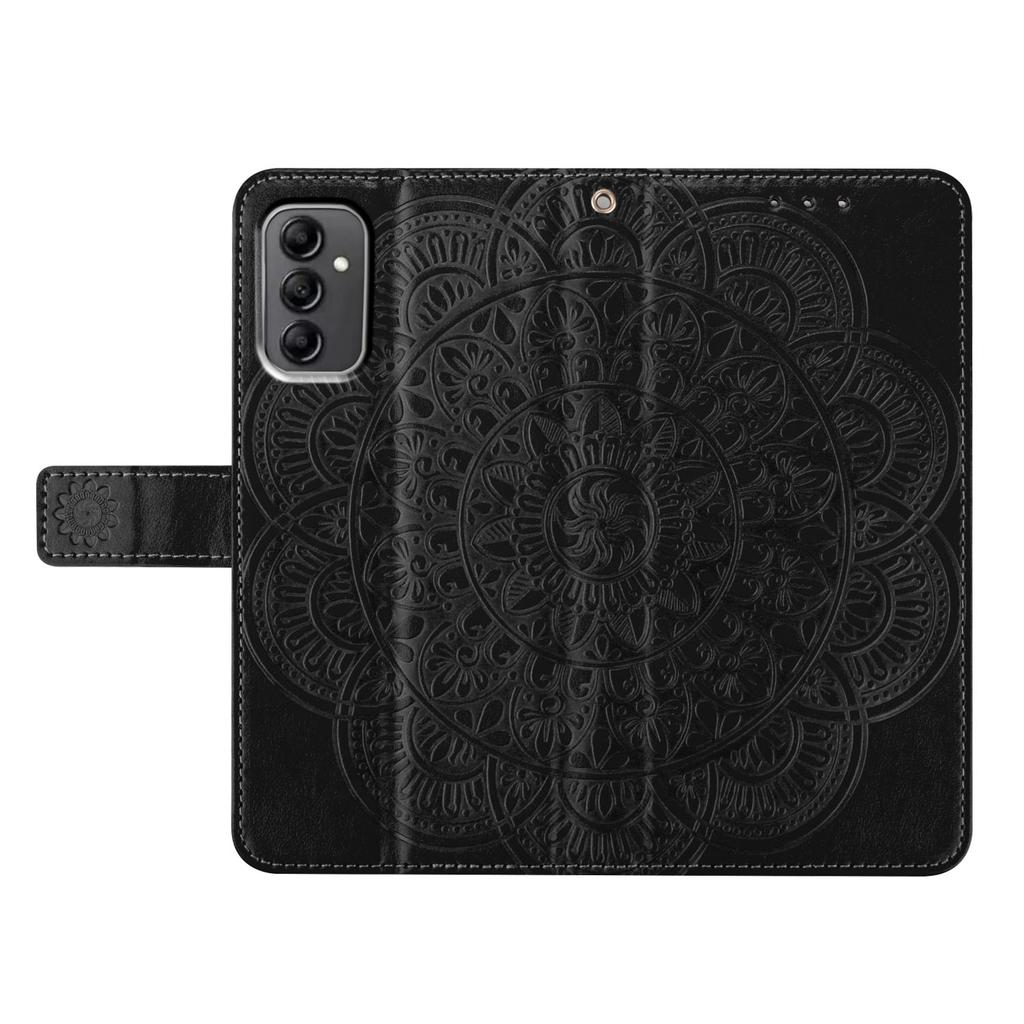 For Samsung Galaxy A14 5G/A14 4G Magnetic Phone Case Flower Imprinted Stand Cover