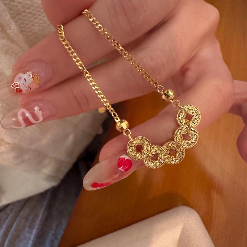 Gold-Plated Sterling Silver Adjustable Bracelet with Crushed Ice Design - Perfect Gift for Best Friend Silver Crushed Ice Bracelet