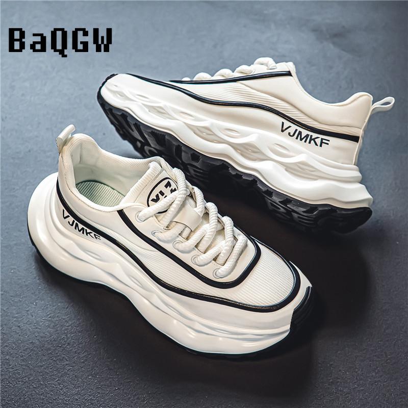 Fashion Designer Men's Sports Shoes Breathable Comfortable Casual Height Increased Platform Shoes Non-slip Thick-soled Chunky Sneakers
