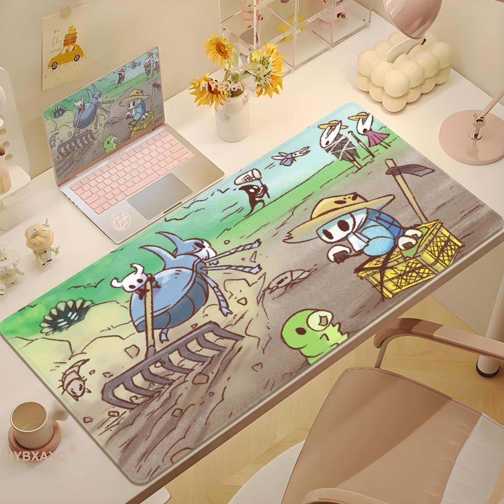 Stampa HD Cool Mousepad Hollow Knight Silksong Tappetini per Tavolo Mousepad per Computer Aziendale Tappetino Grande per Scrivania Mousepad XXL per PC Gamer