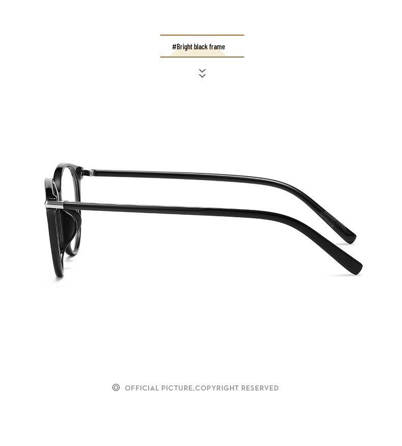 2026 Retro Cat Eye Blue Light Blocking Glasses - Fashionable Literary Commuting Frame 10708