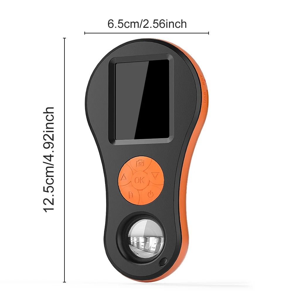 With 2 Inch Screen Magnifying Glass 500x Zoom Handheld Magnifying Glass  Birthday Gift