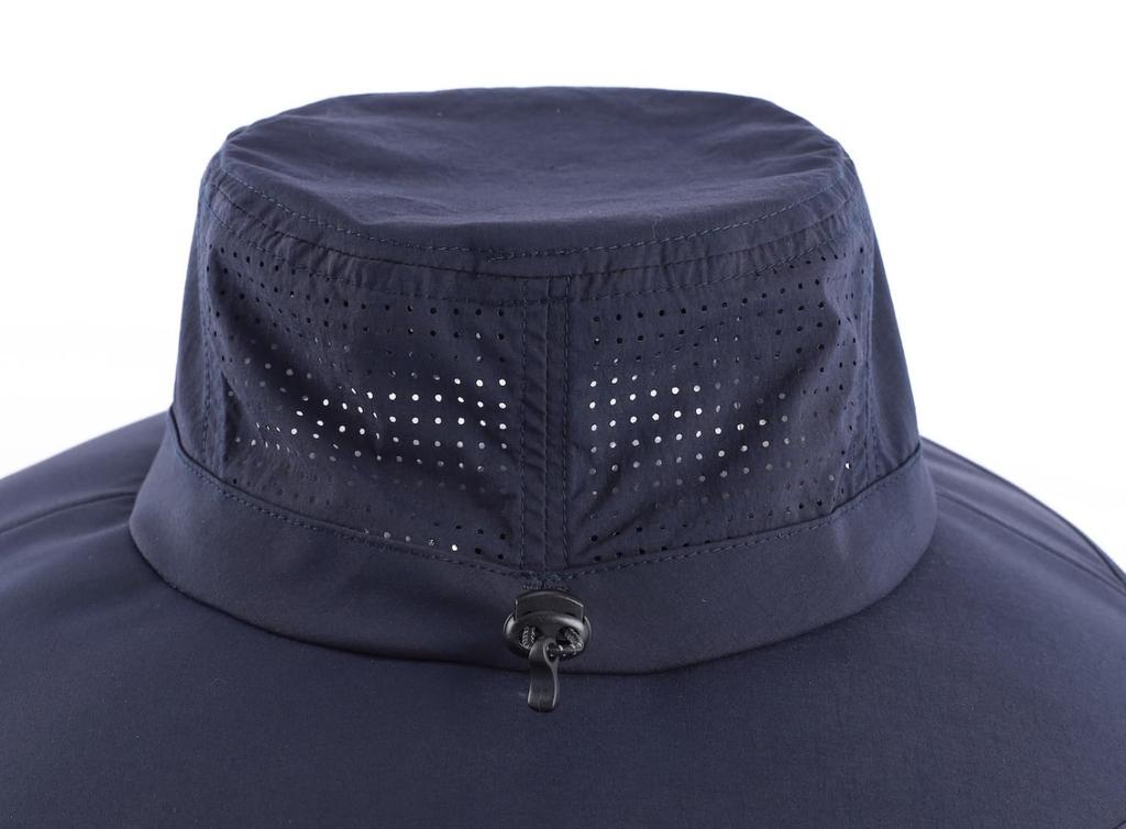 Connectyle Unisex UPF Safari Breiter Sonnenhut für und Outdoor Marineblau 50+ Hut, Krempe, Schnelltrocknend, Faltbar, Angeln, Abenteuer, Aktivitäten,