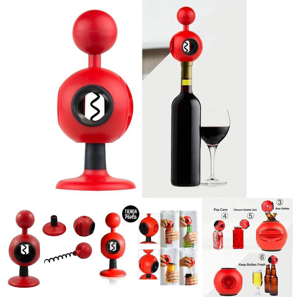 Home Use Multifunction Wine Opener With Plastic Material For Red And Old Wine Bottles