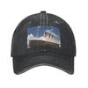 The most popular ship of all times, Titanic. Denim Fabric Cap Casual Baseball Caps Adjustable Hat Summer Unisex Baseball Hats