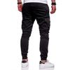 Herren Dicke Cargohose Kordelzug Taille Warme Jogginghose Herbst Winter Freizeit Hose mit Mehreren Taschen für Reise Arbeit Alltagskleidung