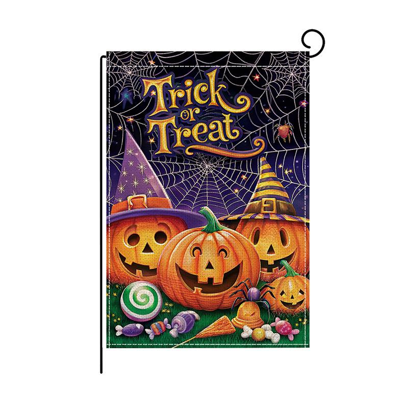 

Хэллоуин Фон ТканьСадовые Флаги Баннеры Куплеты День Мертвых Бар Вечеринка Атмосфера Флаги HYQ073-1