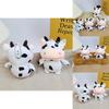 Charming Miniature Cow Plush Keychain Soft And Cuddly Gift For Weddings And Events