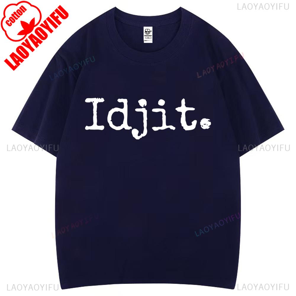 Vtipný Humor Jsem Obklopený Idjity Nadpřirozeno Bobby Singer Televizní Grafická Trička Žena Muž Vysoce Kvalitní Bavlněné Tričko Ležérní