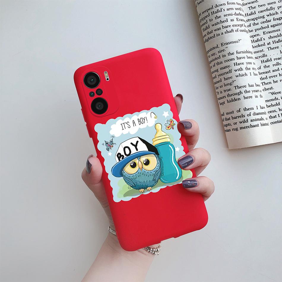 For Xiaomi POCO F3 Case Soft Back Cover Fashion Rainbow Love Heart Silicone Phone Protector Case For Xiaomi mi POCO F3 F 3 Funda