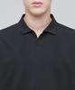 Musinsa Standard Slit Neck Pique Polo Shirt [Dark Grey]