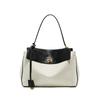 Original Leather  Canvas Crossbody Bag Small And Unique Underarm Bag Cowhide Commuter High End Large Capacity Women's Tote Bag