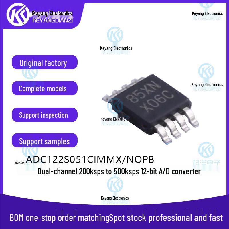 

ADC122S051 2-Channel 12-Bit Analog-to-Digital Converter, SOP-8