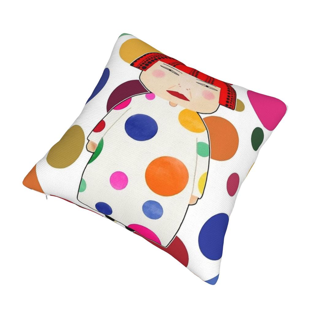 Yayoi K-Kusama Pillowcase Soft Polyester Cushion Cover Decorative Pillow Case Cover Seater Zipper 40*40Cm