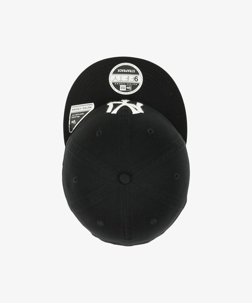 New Era Mlb Cooperstown New York Yankees Retro Crown Strapback Black