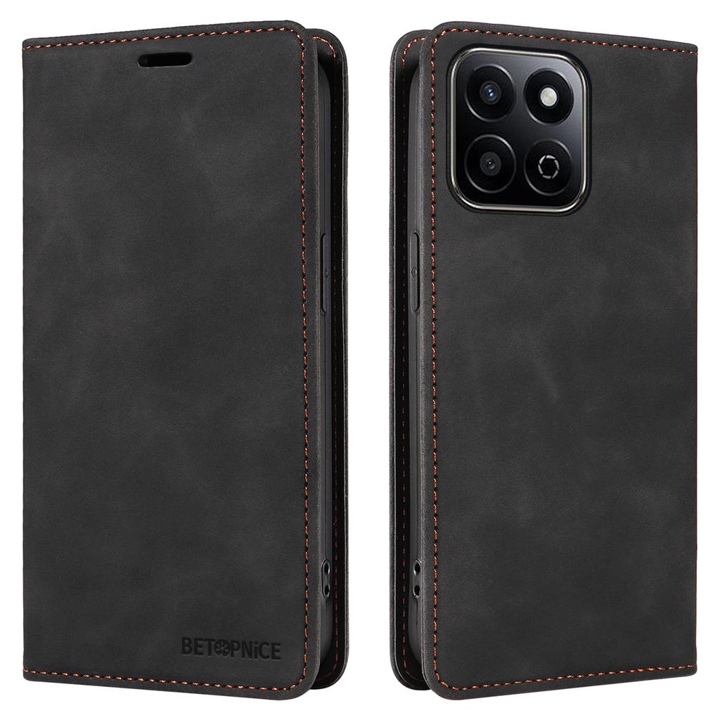BETOPNICE 003 Für Honor Play 60 Plus 5G Hülle Brieftasche Handy Lederhülle Magnetverschluss